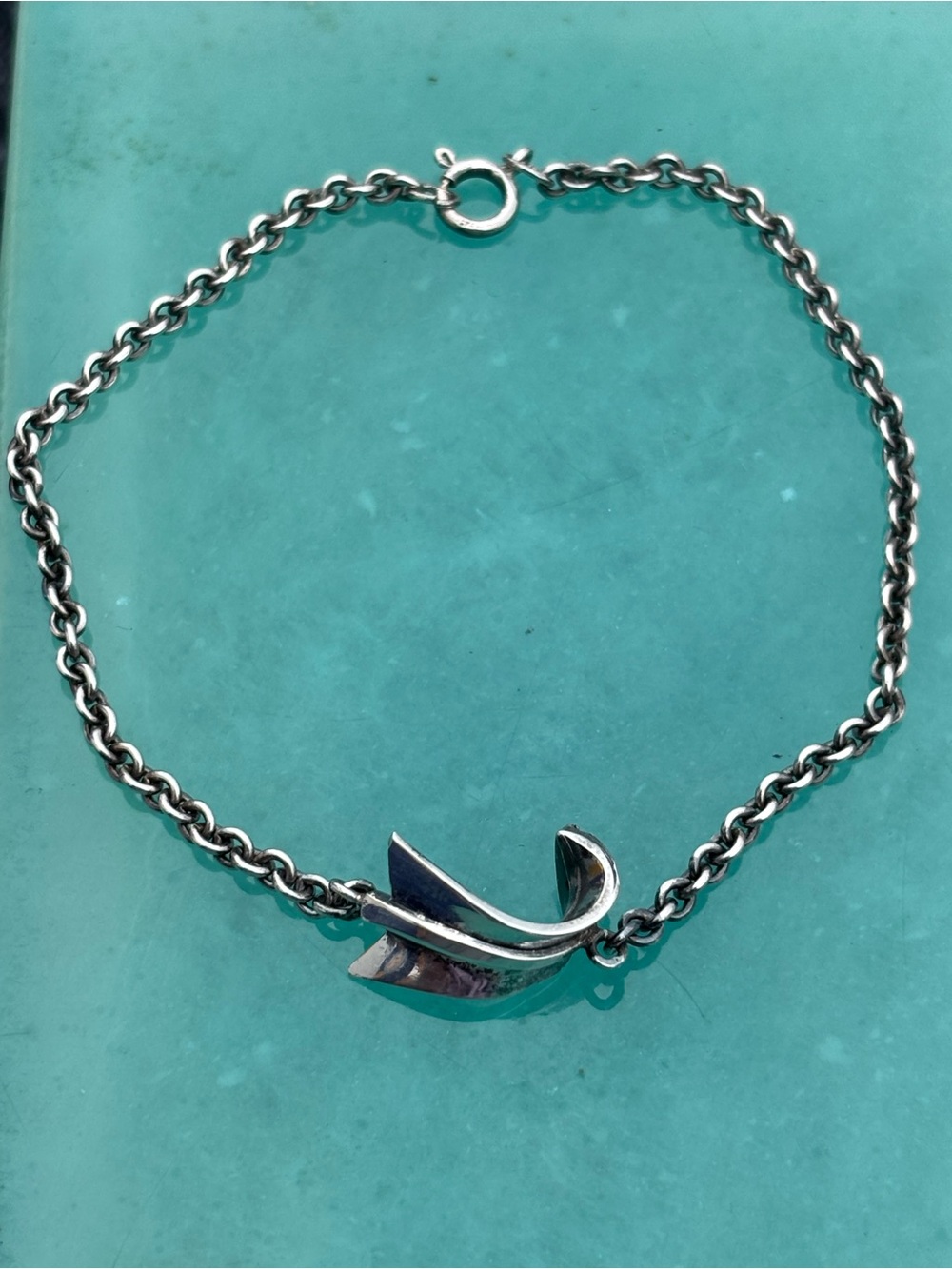 Tiffany & Co. Angela Cummings Bent Arrow Bracelet Sterling Silver 925
